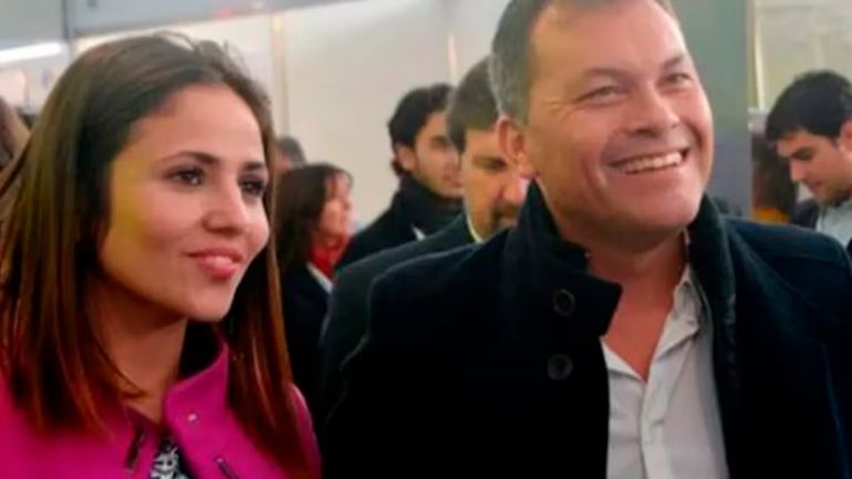 Romina Uhrig y Walter Festa Romina Uhrig y Walter Festa