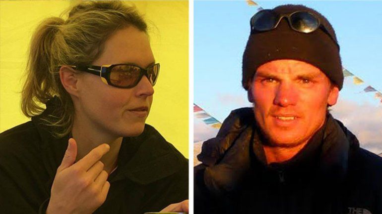 La australiana Maria Strydom y el holandés Eric Arnold