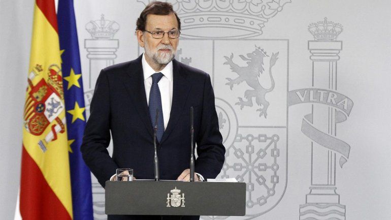 El gobierno español anunció que intervendrá Cataluña