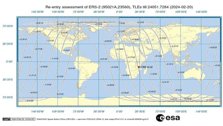 El satélite captado estos días por Heo Space entrando en la atmósfera.HEO SPACE El satélite captado estos días por Heo Space entrando en la atmósfera.HEO SPACE
