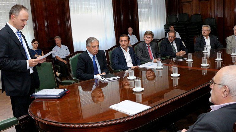 Gutiérrez participó en Buenos Aires de la licitación.