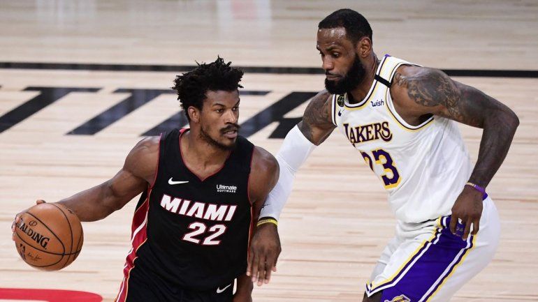 Butler desafió a LeBron tras el partido.