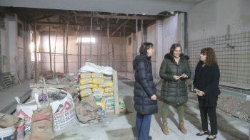 La obra del nuevo Mercado Cultural avanza en Neuquén / Foto Prensa Municipio