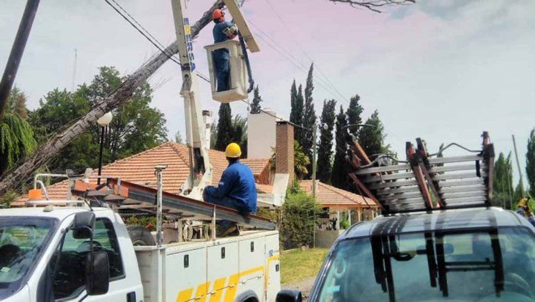 Este domingo no habrá energía eléctrica en barrios de Cipolletti por tareas de mantenimiento por parte de Edersa.