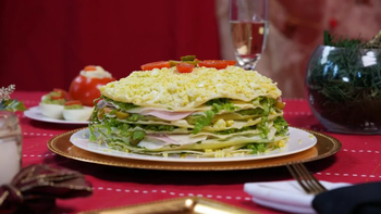 La torre de panqueques, un clásico para las fiestas de fin de año