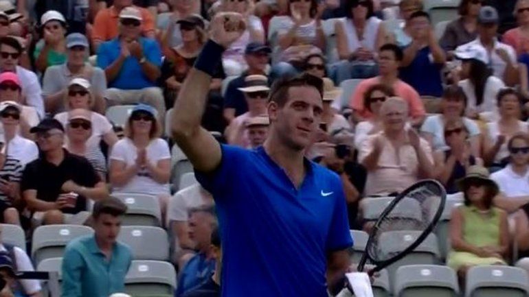 Delpo logró un muy buen triunfo en su debut en Stuttgart