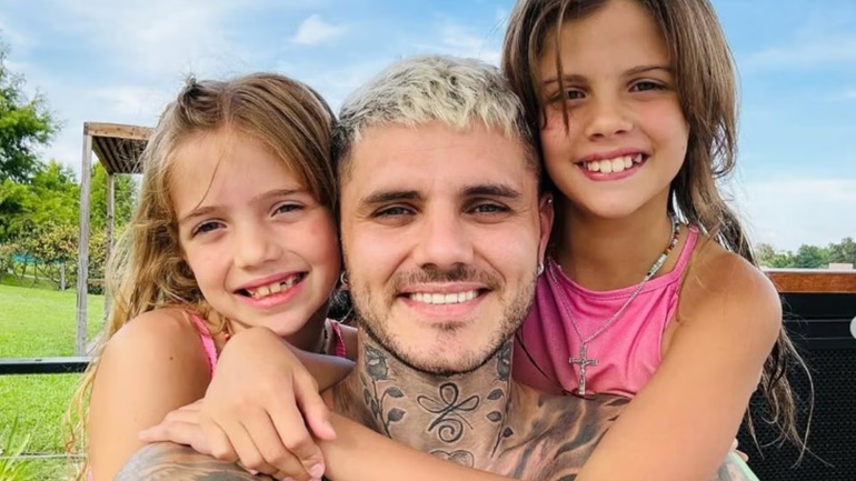 Capricho de la madre: Mauro Icardi contó todo sobre sus hijas desde Turquía