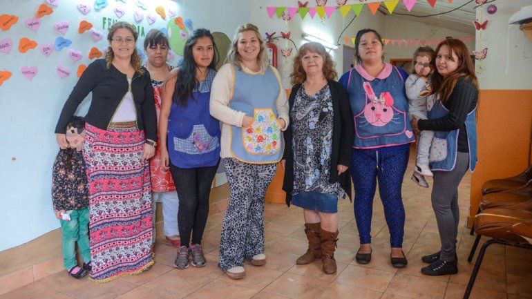 Las mamás del corazón de San Lorenzo Norte. Sienten amor por trabajar para quienes las necesitan.