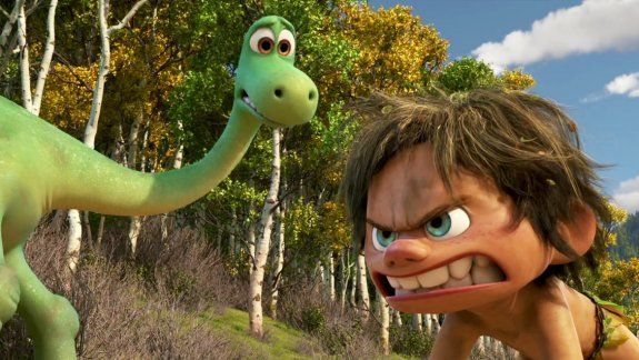 Arlo y Spot son los protagonistas de esta bella historia.