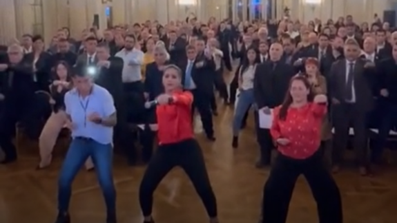 Lucía Montenegro, diputada de La Libertad Avanza hizo un video con 300 artistas marciales y le llovieron críticas.