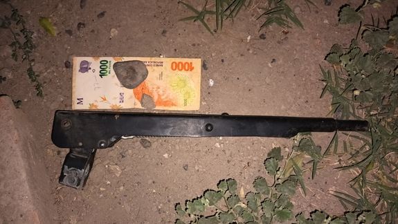 Bajó amenazas con una tumbera