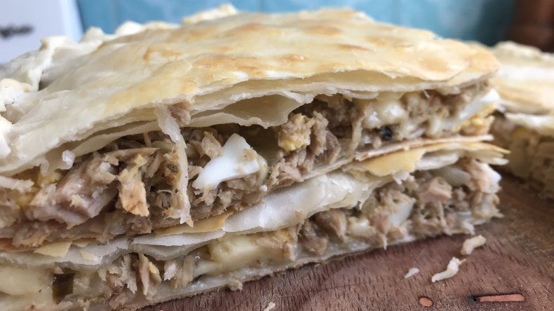 Receta: tarta de Atún y reggianito ideal para estos días