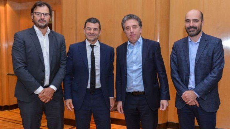 El ministro Dujovne recibió a Galuccio y Remy