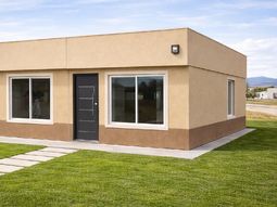 El modelo de la casa que se sorteará en la Fiesta de la Confluencia. El modelo de la casa que se sorteará en la Fiesta de la Confluencia.