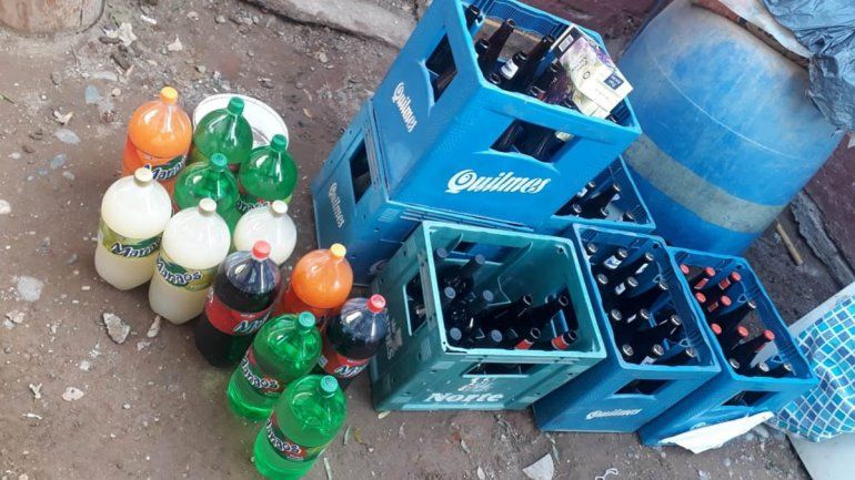 Venta ilegal: secuestran bebidas alcohólicas en una vivienda