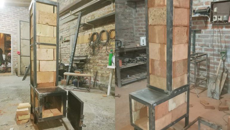 Profes de escuelas técnicas hacen estufas para ayudar a familias sin gas