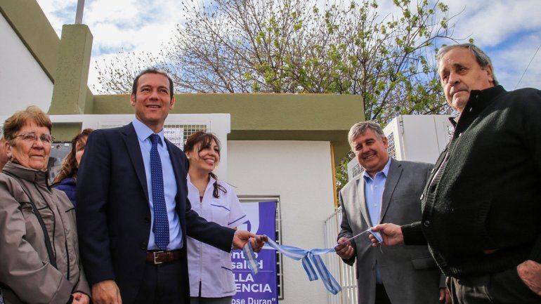 El gobernador estuvo en la inauguración de las obras.