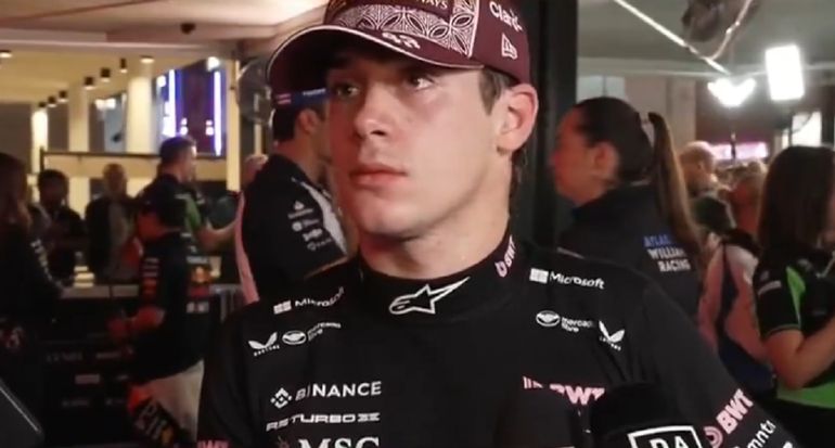 Durísima frase de Franco Colapinto después de salir 14 en Qatar: Ojalá se termine
