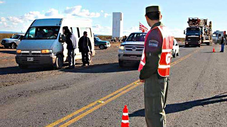 Los controles de Gendarmería se repitieron en varias rutas neuquinas.