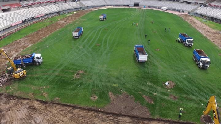 La máquina de River: comenzaron las excavaciones en el Monumental