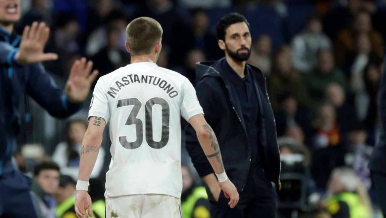 Un medio español puntuó a Franco Mastantuono con un 1 y el entrenador lo retó por la expulsión ante Getafe