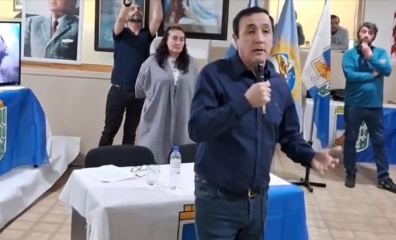 Pablo Grasso, intendente de Río Gallegos. Pablo Grasso, intendente de Río Gallegos.