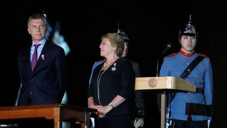 Macri y Bachelet conmemoraron los 200 años del cruce de los Andes