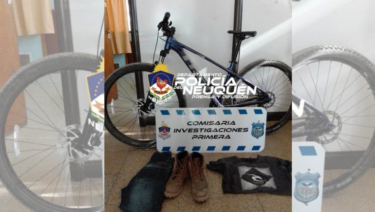 En menos de un día, la Policía recuperó una bicicleta robada