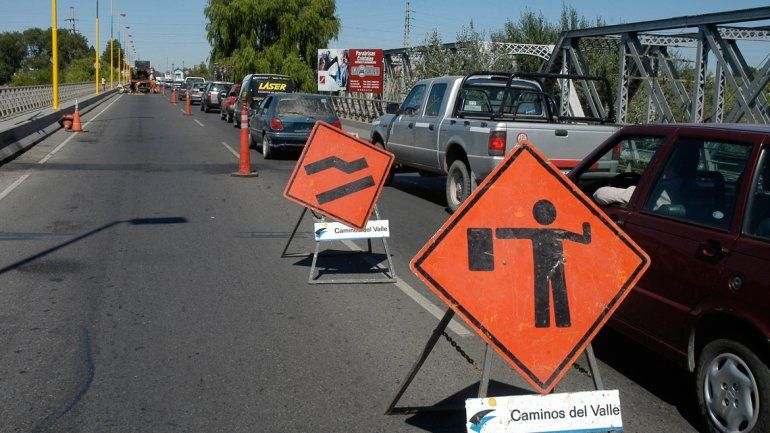 Habrá demoras en el tránsito de los puentes por obras