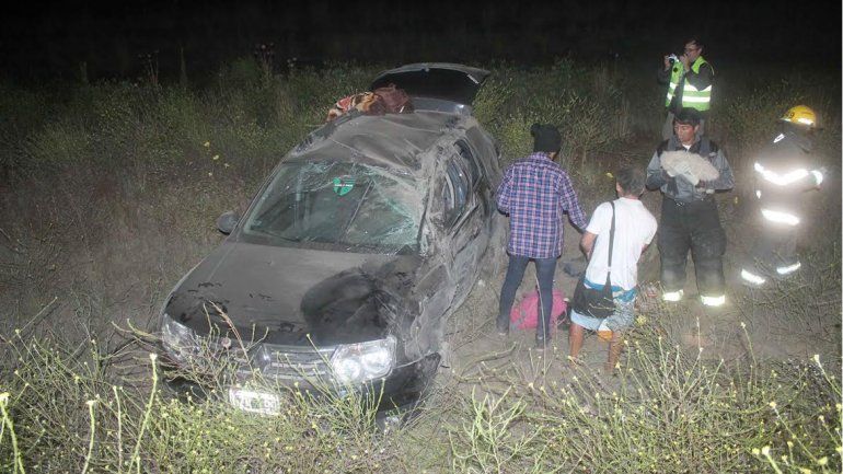 Ocho heridos en un choque frontal en la Ruta 40