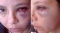 le pego frente a sus hijas y la amenazo con quemarla viva