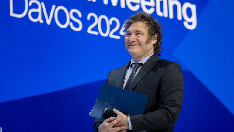 El presidente llegó a Davos con un discurso muy criticado por algunos líderes mundiales. Mientras tanto