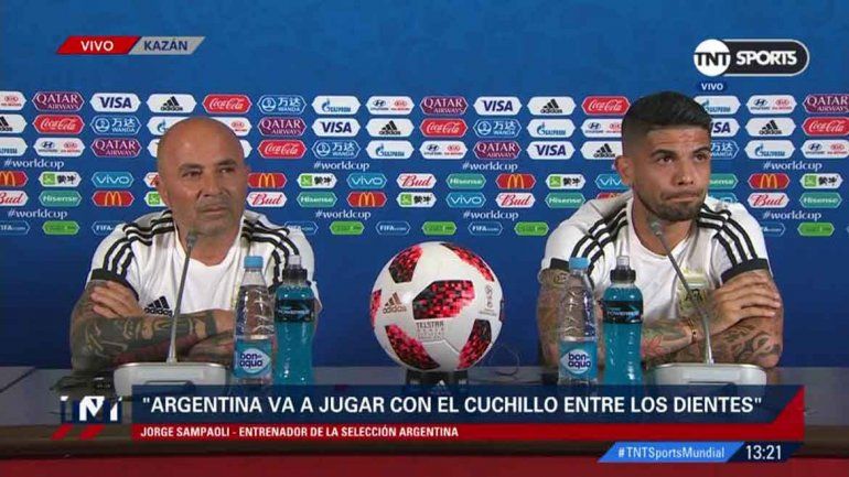 Sampaoli no confirmó el once y dijo que Messi es un farol para todos