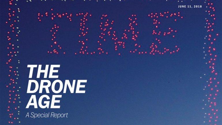 Usaron 958 drones para una histórica tapa de revista