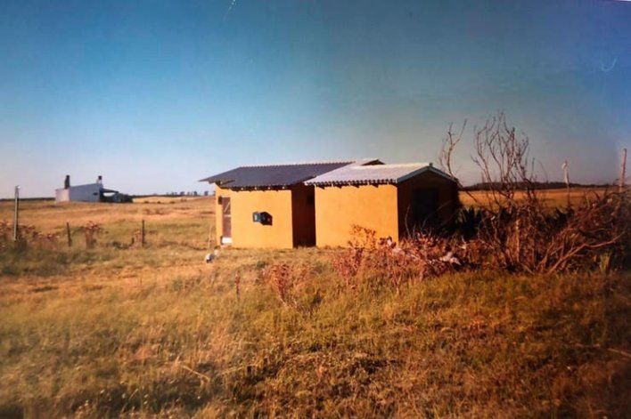 La pequeña vivienda de Mar del Sur en donde encontraron la lápida.