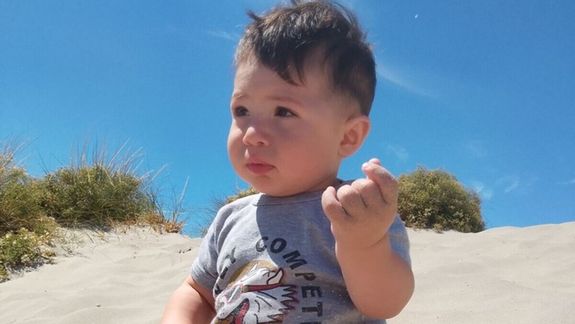 Elías Ríos, el bebé que murió en el choque en Puerto Madryn.