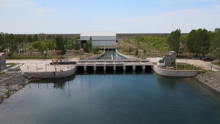 Planta potabilizadora de Mari Menuco.
