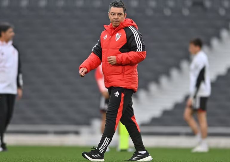 Marcelo Gallardo en su vuelta a River Marcelo Gallardo en su vuelta a River