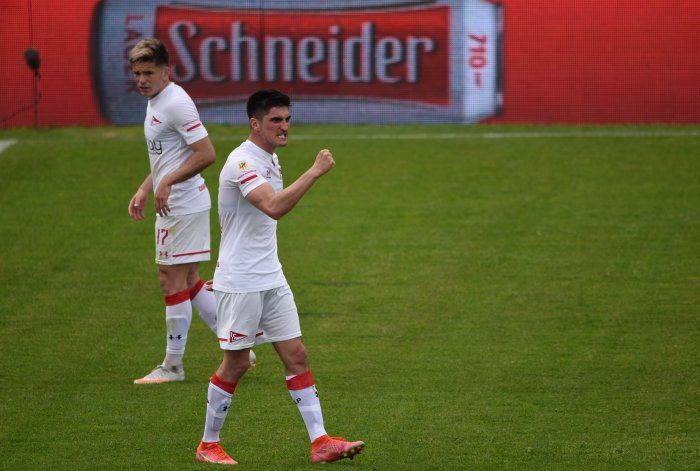 Mirá el nuevo gol del Tuti Del Prete, que pelea arriba con el Pincha