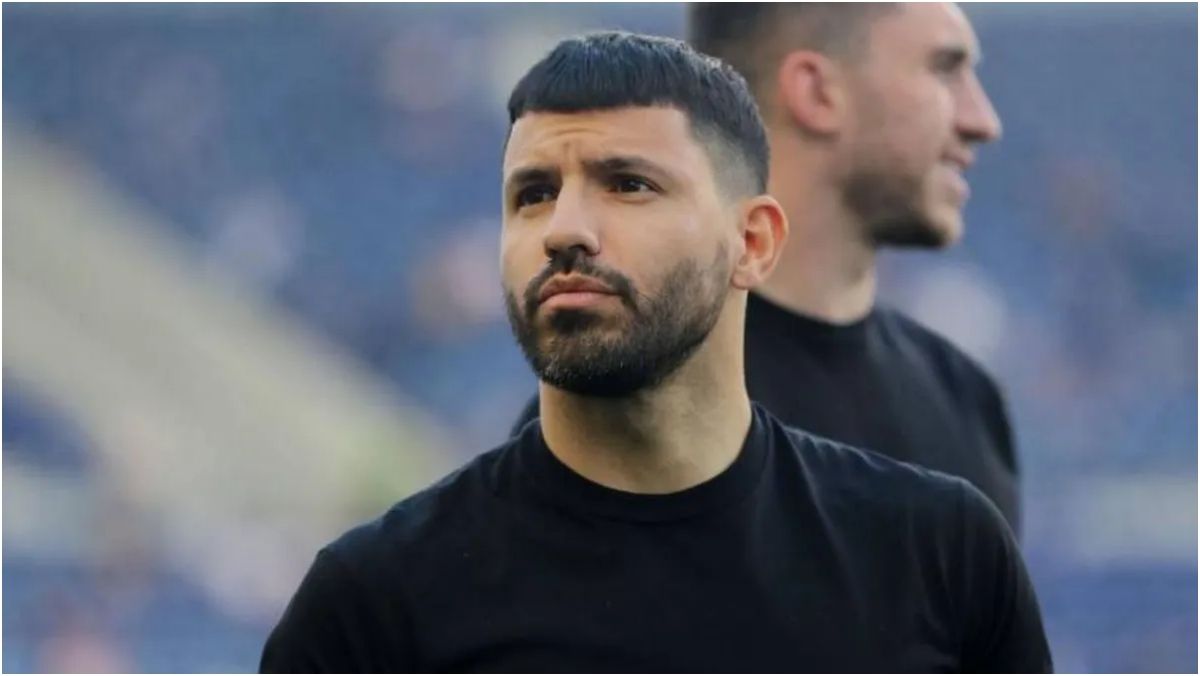 La inesperada visita del Kun Agüero al entrenamiento de Independiente: a qué fue