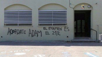 La misma docente de secundaria había sido amenazada de muerte la semana pasada por otro examen.