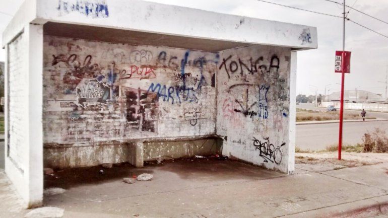 Algunos lugares están muy deteriorados.