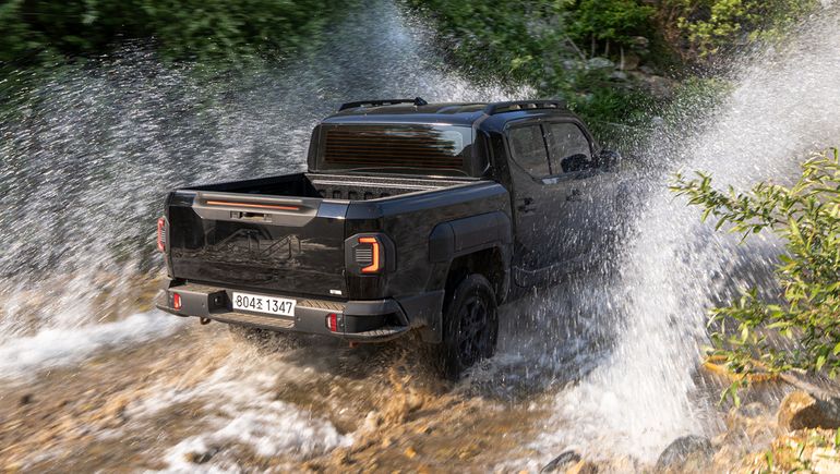 La pickup Kia Tasman. Foto: Kia. La pickup Kia Tasman. Foto: Kia.