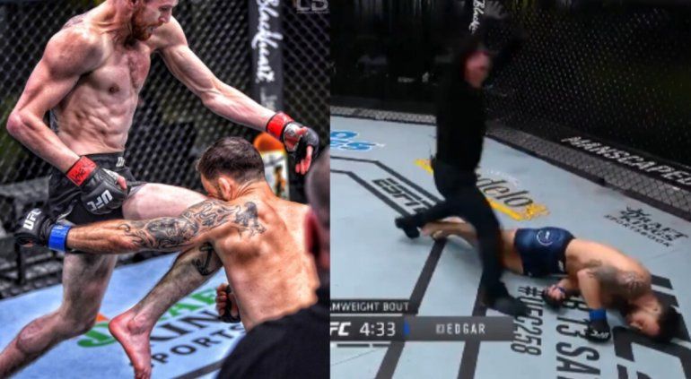 El impactante nocaut