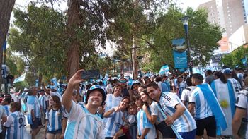 Neuquinos festejan Argentina Campeón