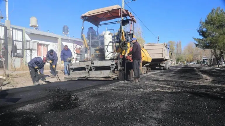 Finalizaron los trabajos de repavimentación en Valentina Sur