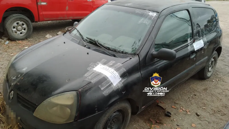 A los meses, apareció en Zapala un auto robado en Neuquén