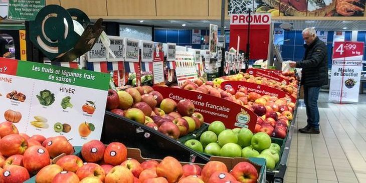 La crisis logística se suma a otro problema para el sector frutícola francés: el consumo de manzanas cayó 6 % respecto al año pasado en un contexto de precios altos y preocupación económica.