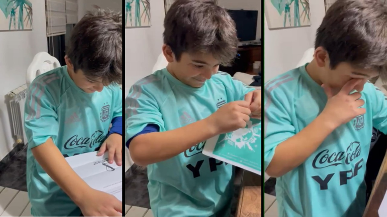 Video: nene cipoleño recibió un regalo mundial en el día de su cumple