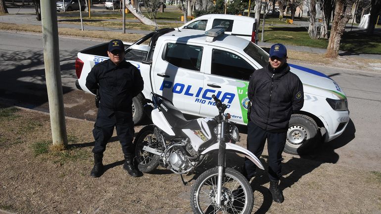 Una buena: apareció la moto del fotógrafo de LMN en Cordero